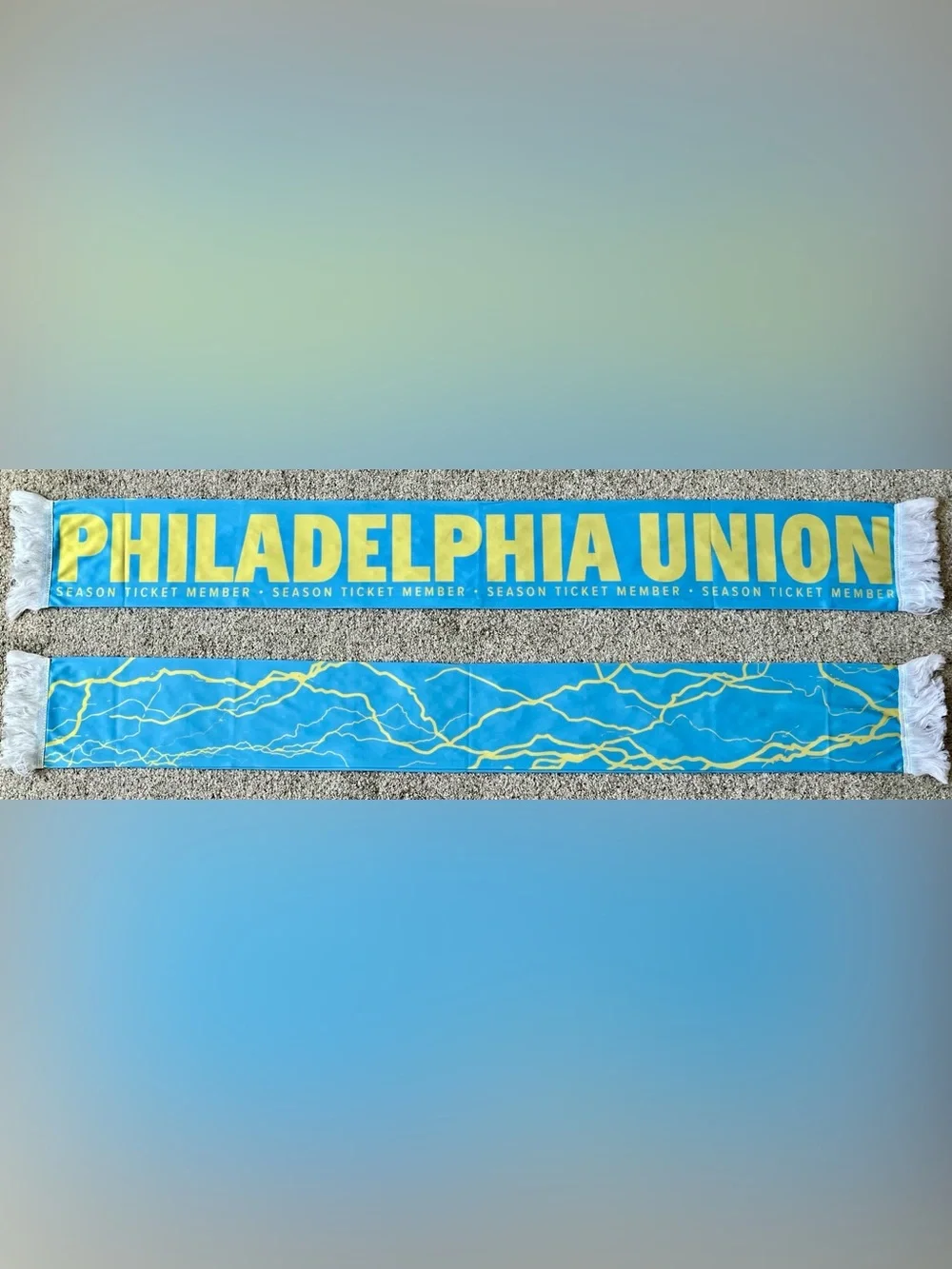 Philadelphia Union Season Ticket Member 2025 Soccer Scarf